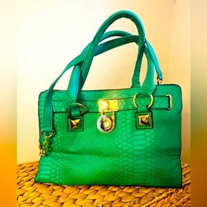 Jade green purse